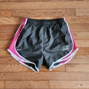 Womens Ohio University/Nike Tempo Running Shorts Size Small